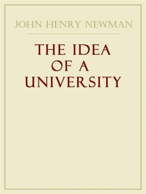 cover image of Idea of a University